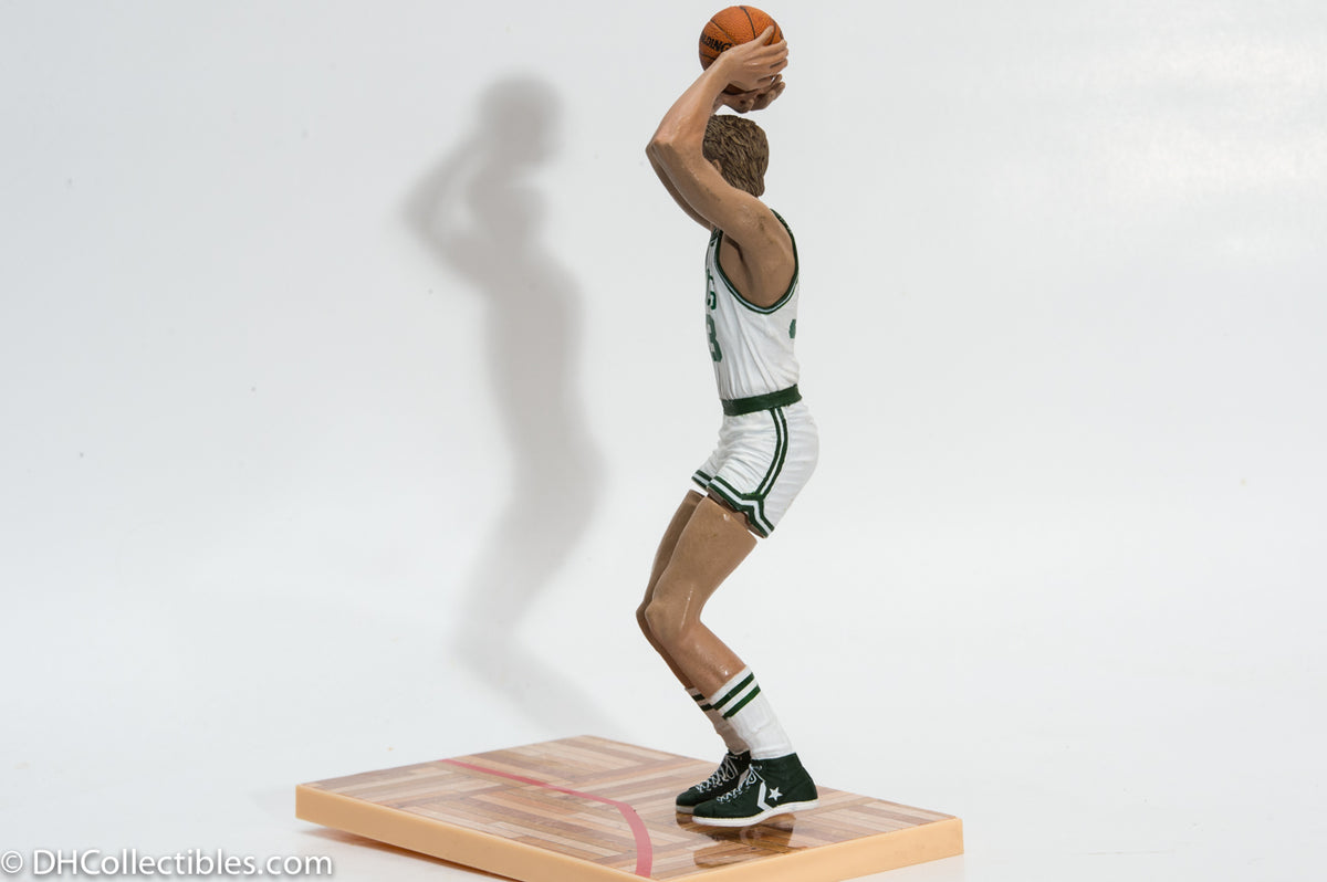 2005 McFarlane NBA Legends Series 1 Larry Bird Boston Celtics White Jersey - Loose
