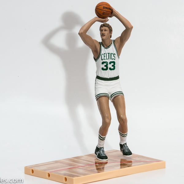 2005 McFarlane NBA Legends Series 1 Larry Bird Boston Celtics White Jersey - Loose