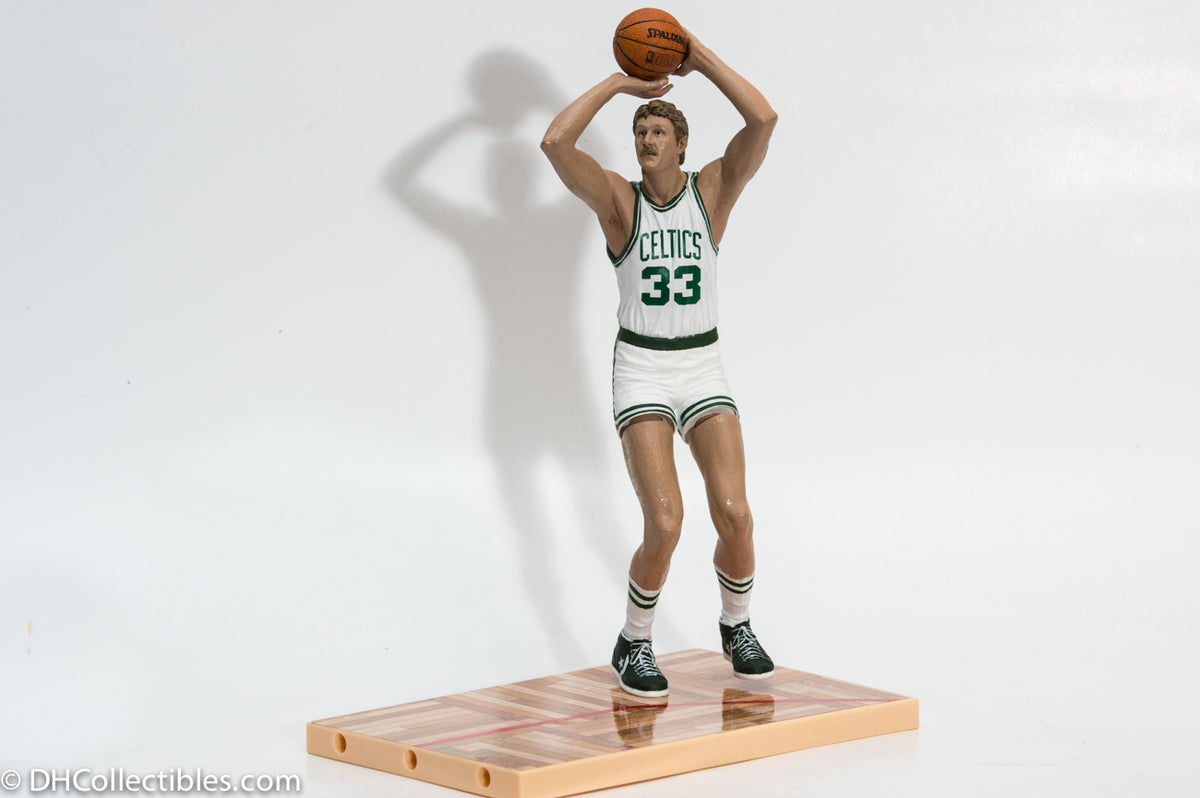 2005 McFarlane NBA Legends Series 1 Larry Bird Boston Celtics White Jersey - Loose