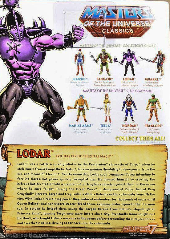 2018 Super 7 Masters of the Universe Classics Lodar Action Figure