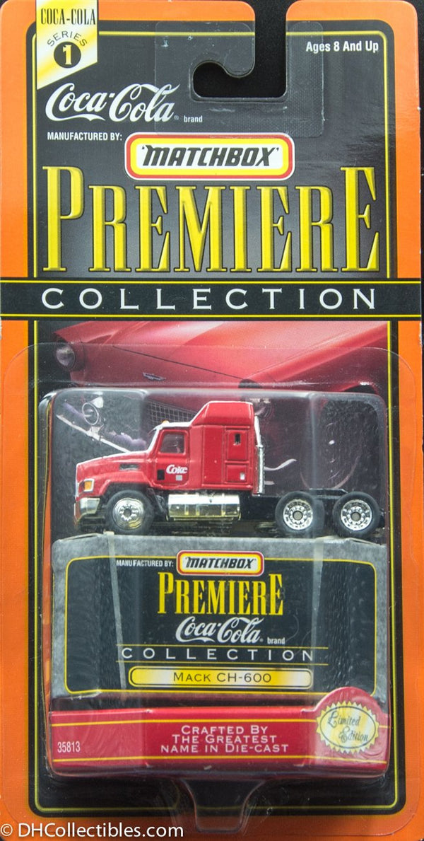 Matchbox Premiere Collection Coca-Cola Mack CH-600 Diecast