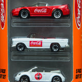 1998 Matchbox Coca-Cola Mattel Wheels 5 Pack Gift Set 1998 Diecast Cars