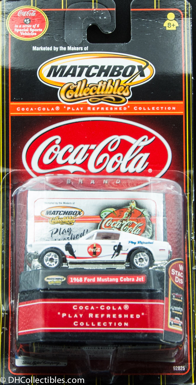 Matchbox Collectibles Coca-Cola 1968 Ford Mustang Cobra Jet Diecast
