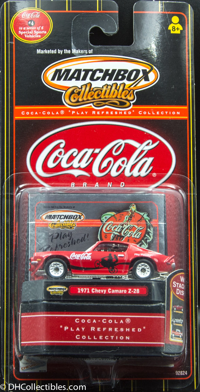 Matchbox Collectibles Coca-Cola 1971 Chevy Camaro Z-28 Diecast