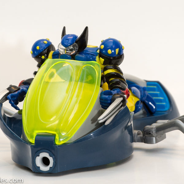 1997 Toy Biz X-men Wolverine Space Riders Action Figure & Space Shuttle - Loose