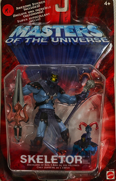 2001 Masters of the Universe Skeletor Blue Variant Action Figure