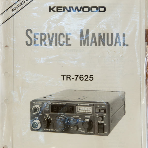 Kenwood TR-7625A Amateur Radio Service Manual