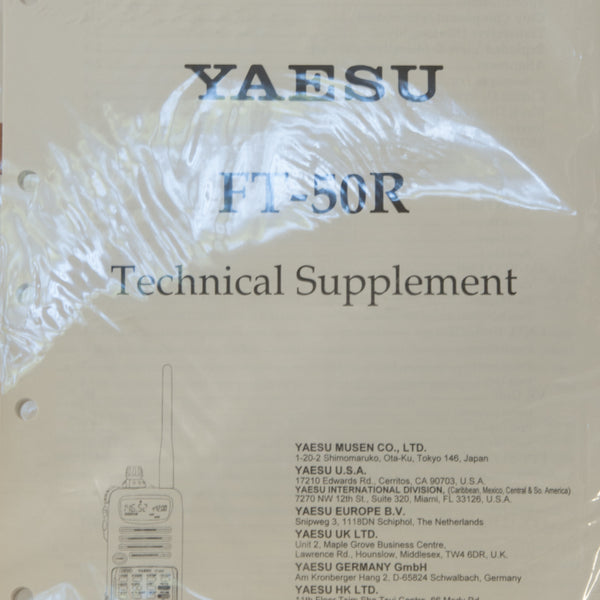 Yaesu FT-50R Service Manual