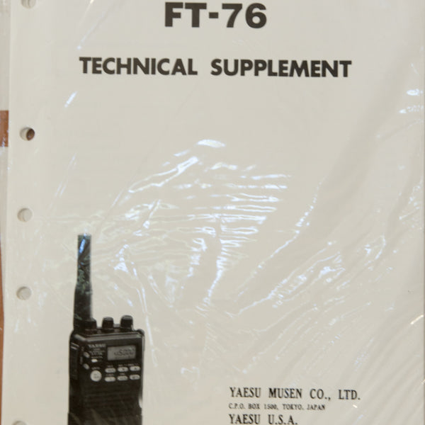 Yaesu FT-76 Service Manual
