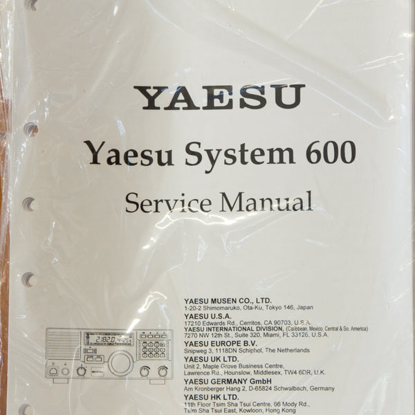 Yaesu System 600 Radio Service Manual