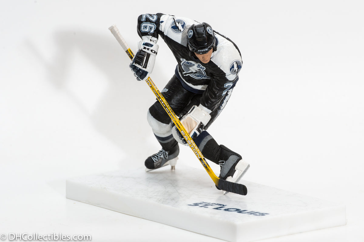 2005 McFarlane NHL Sports Picks Series 10 Martin St. Louis Tampa Bay Lightning Black Jersey - Loose