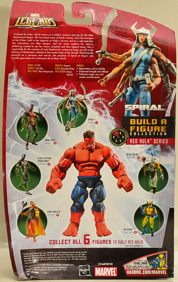 Marvel Legends - Spiral - Red Hulk Series Action Figure| DH 