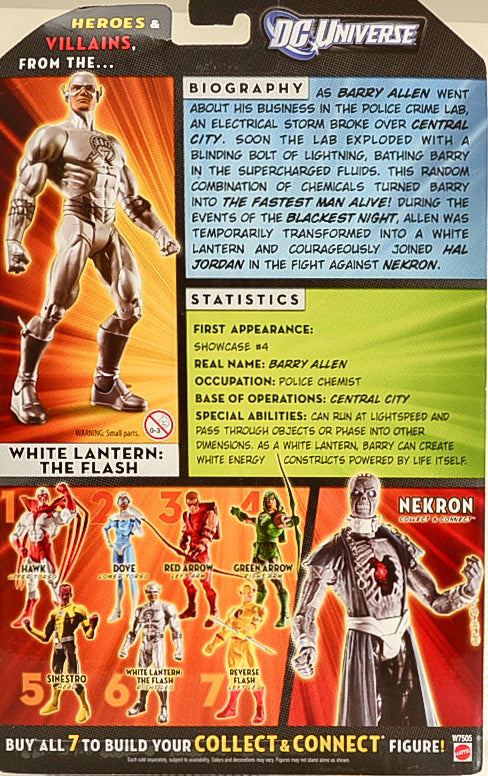 2011 DC Universe Classics Wave 20 Figure 6 White Lantern (The Flash)  Action Figure BAF Nekron