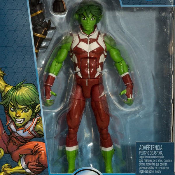 2018 Mattel DC Comics Multiverse Wave 11 ( BAF Ninja Batman) Beast Boy 6" Action Figure