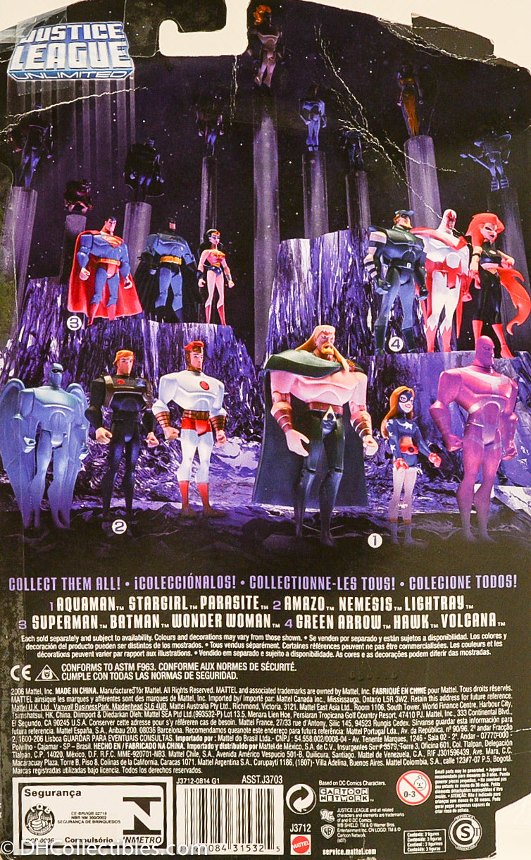 2006 Justice League Unlimited DC Super Heroes Batman, Shining Knight & Zatanna Action Figures