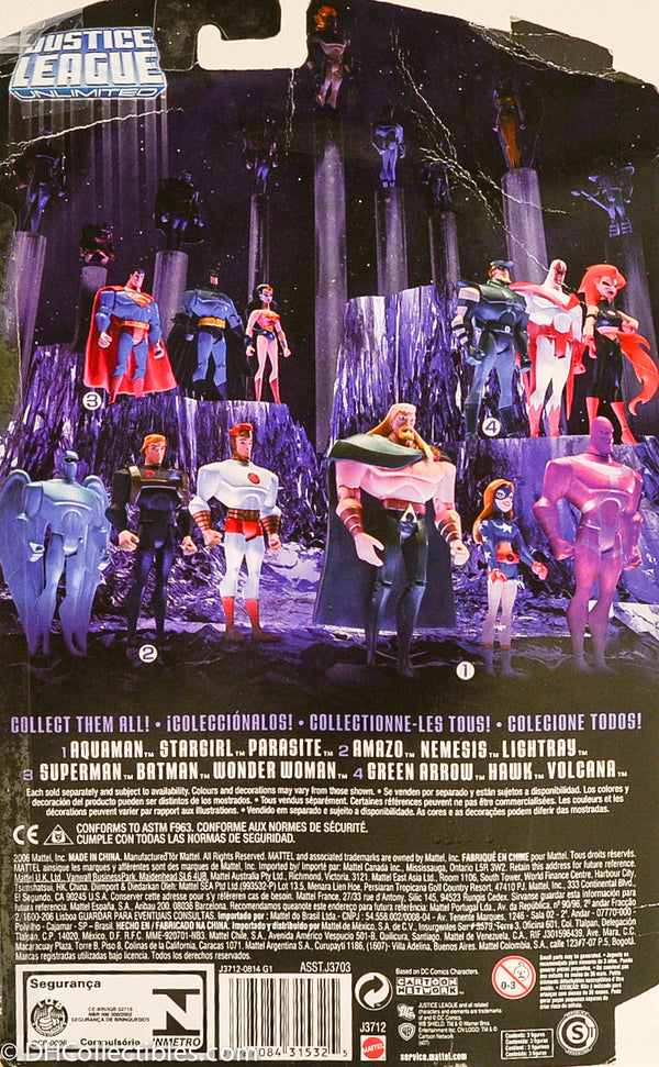 2006 Justice League Unlimited DC Super Heroes Batman, Shining Knight & Zatanna Action Figures