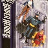 2006 Justice League Unlimited DC Super Heroes Batman, Shining Knight & Zatanna Action Figures