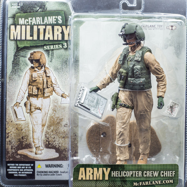 2006 McFarlane's Military Series 3 Army Helicopter Crew Chief Action Figure