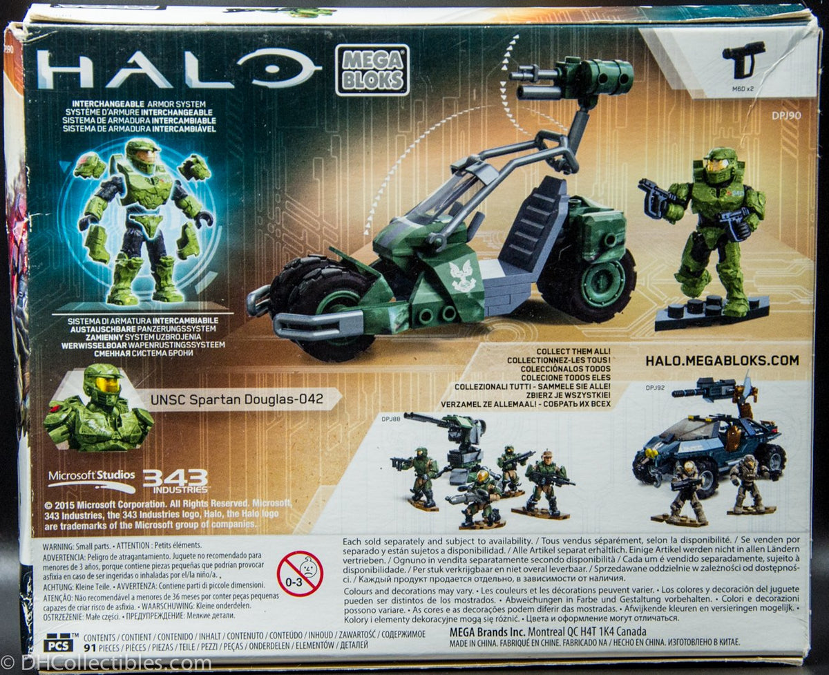 2016 MEGA BLOKS - HALO Wars 2 UNSC Jackrabbit Blitz Set