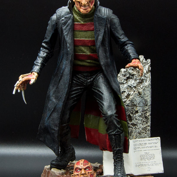 2015 NECA Cult Classics New Nightmare Freddy Krueger w/ Movie Script - Loose