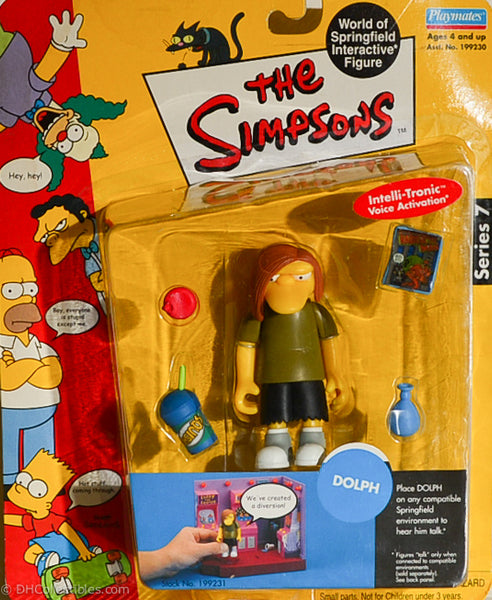 2001 Playmates The Simpsons Intelli-Tronic Series 7 Dolph Action Figure