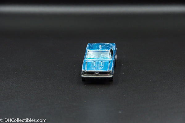 1968 Hot Wheels Redline Custom Barracuda Aqua Brown Interior