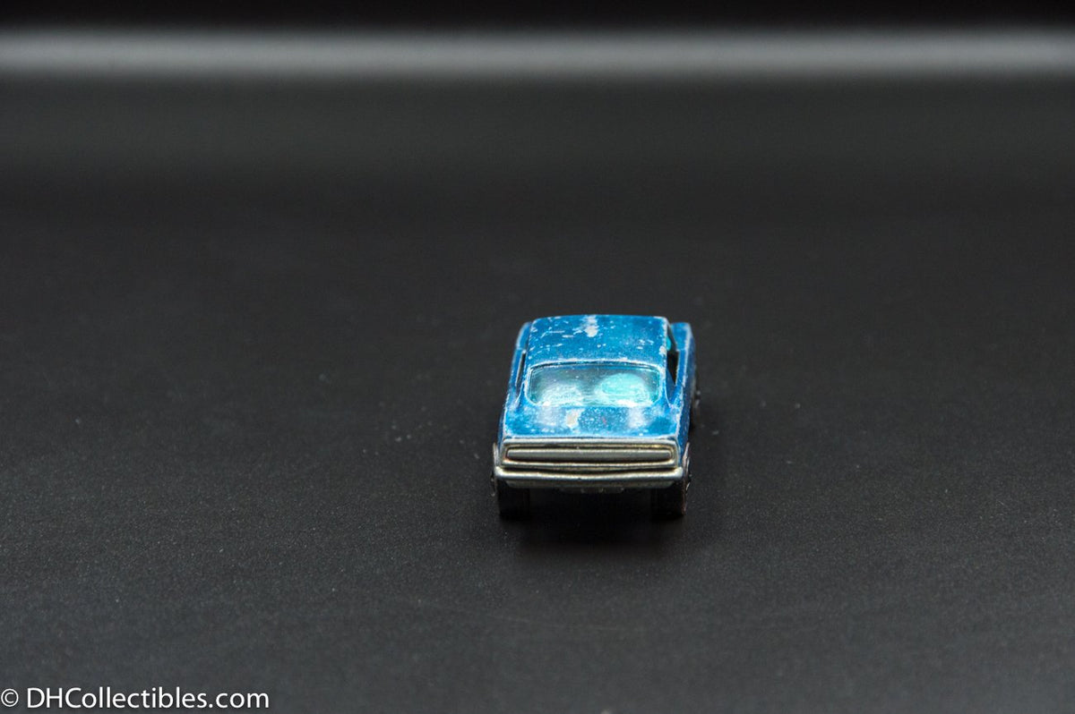 1968 Hot Wheels Redline Custom Barracuda Aqua Brown Interior