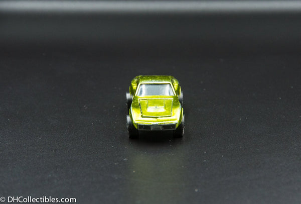 1968 Hot Wheels Redline Custom Corvette Gold Black Interior