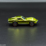 1968 Hot Wheels Redline Custom Corvette Gold Black Interior