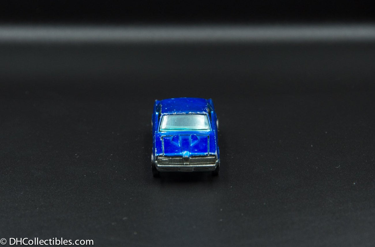 1968 Hot Wheels Redline Custom Cougar Blue with Dark Interior