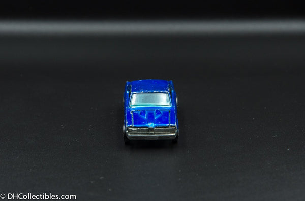 1968 Hot Wheels Redline Custom Cougar Blue with Dark Interior