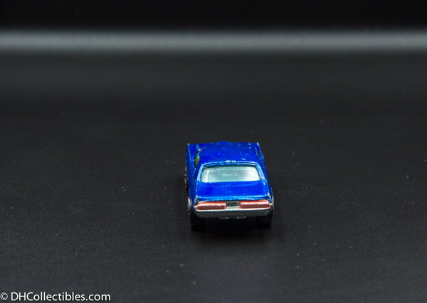 1968 Hot Wheels Redline Custom Cougar Blue with Dark Interior