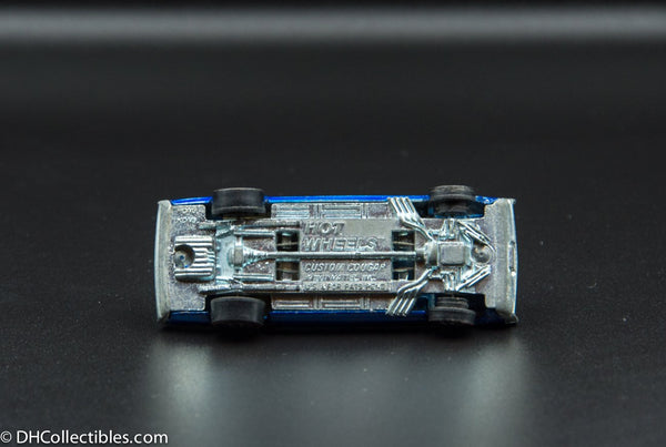 1968 Hot Wheels Redline Custom Cougar Blue with Dark Interior
