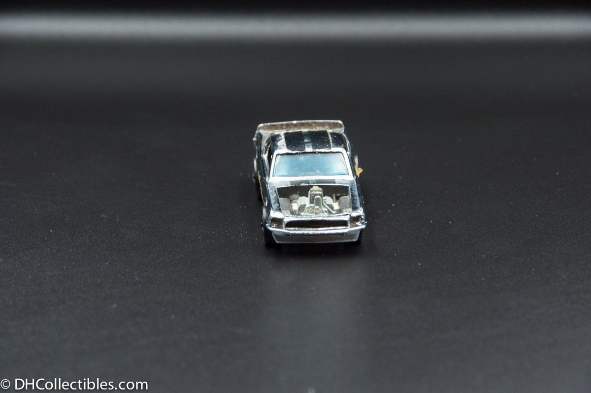 1970 Hot Wheels Redline Mustang Boss Hoss Chrome RARE COLOUR