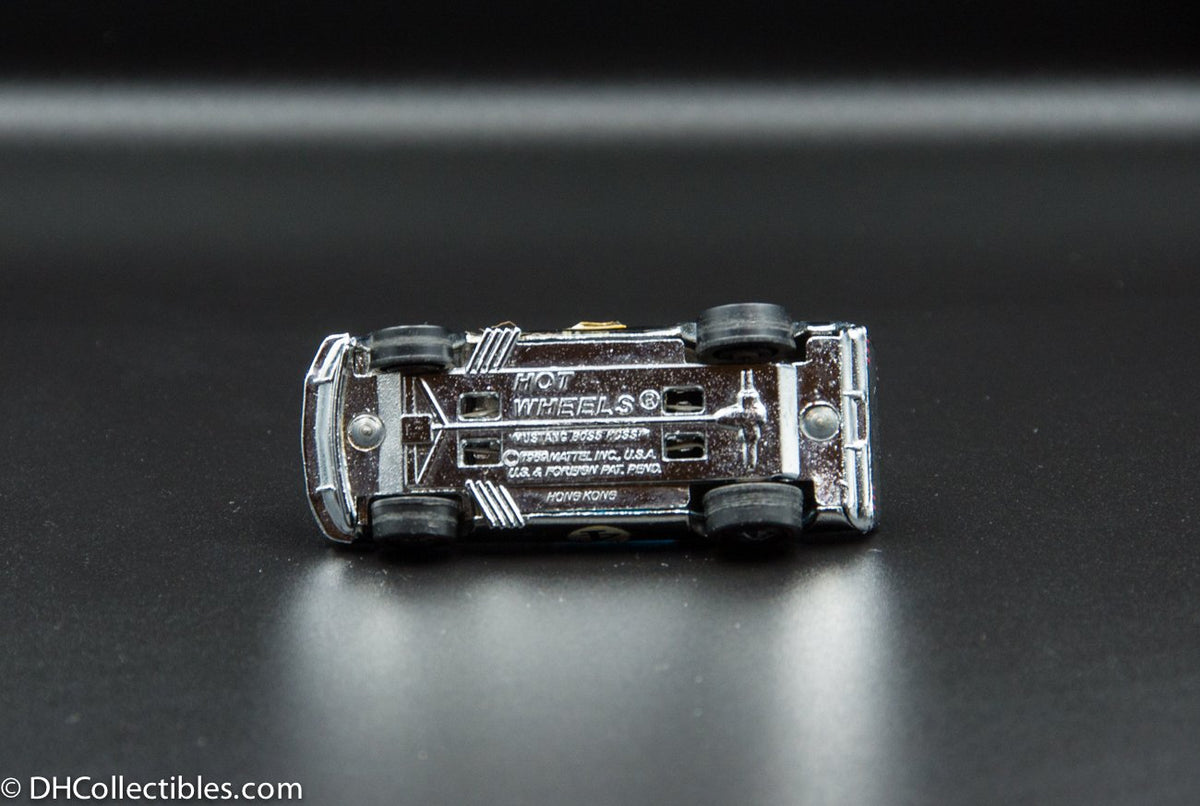 1970 Hot Wheels Redline Mustang Boss Hoss Chrome RARE COLOUR