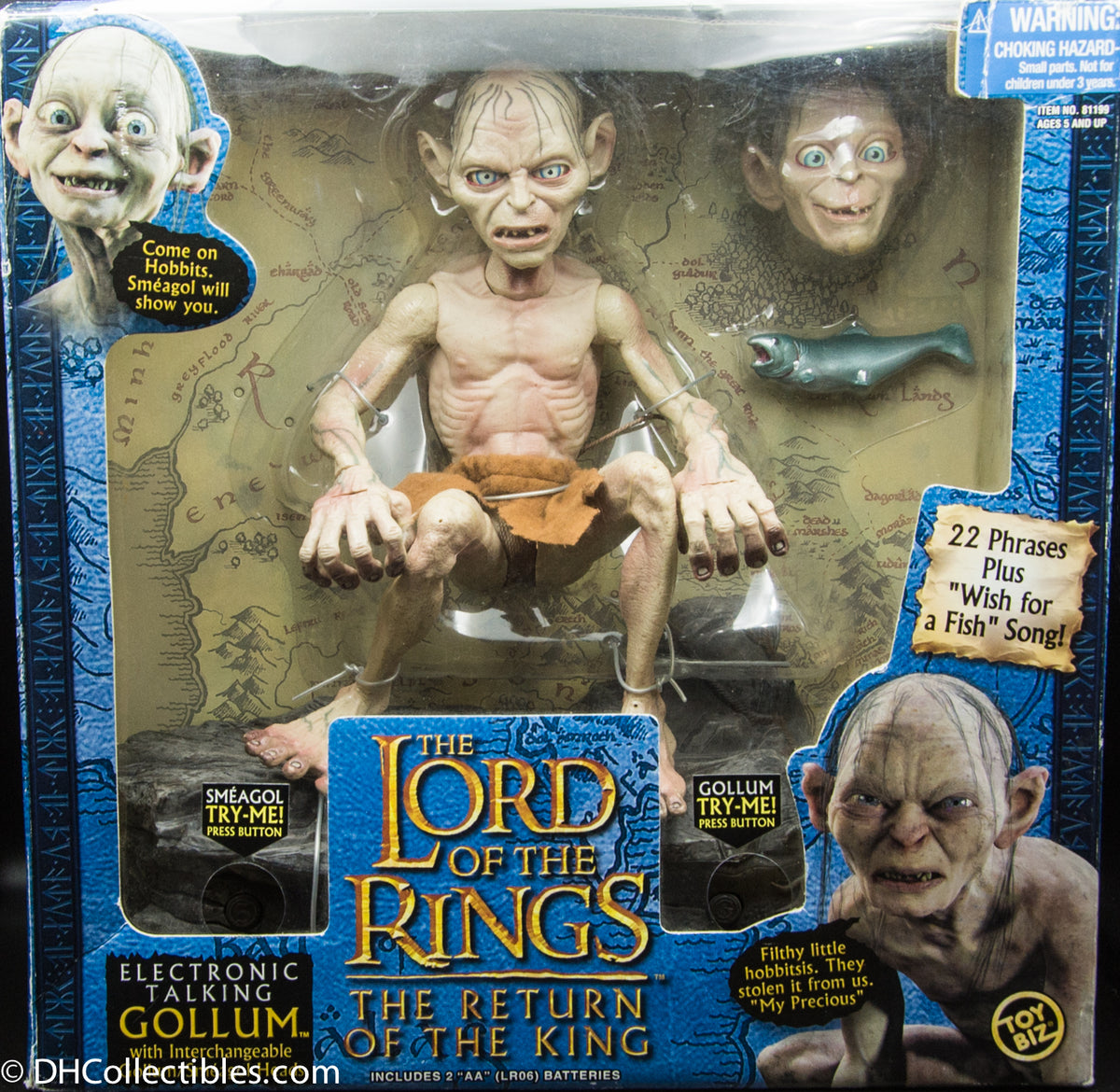 2003 ToyBiz Lord Of The Rings Return Of The King Electronic Talking Gollum Smeagol - Action Figure