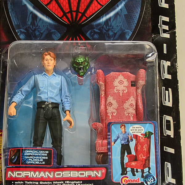 2001 Marvel Entertainment Norman Osborn Spider-Man Series 1 Action Figure