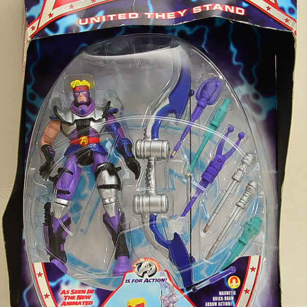 1999 ToyBiz Marvel The Avengers United They Stand - Hawkeye Action Figure