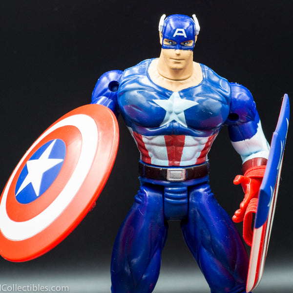 1999 Toy Biz Marvel vs Capcom Captain America Action Figure - Loose
