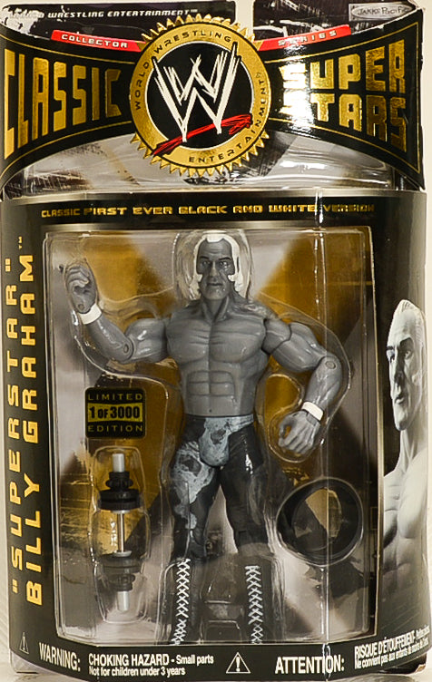 2005 Jakks Pacific Wwe Classic Superstars Billy Graham Black And White Version Limited Edition