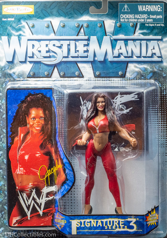 1998 WWF WWE WrestleMania XV Signature Series 3 Jaqueline - Action