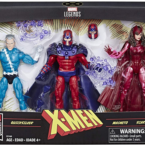 2018 Hasbro Marvel Legends X-Men Quicksilver, Magneto and Scarlett Witch Action Figure Set