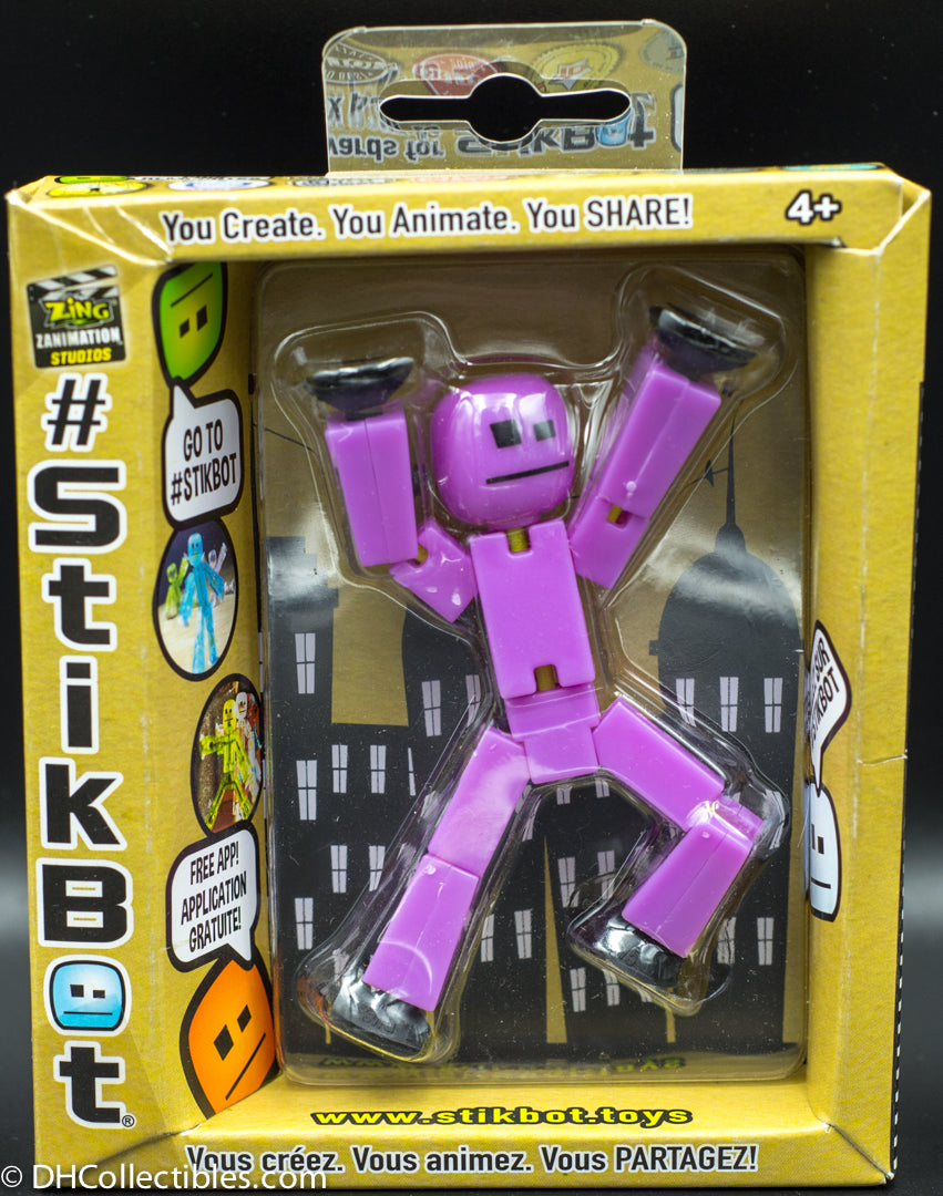 Stikbot Single Figure Pack Purple - Main Image