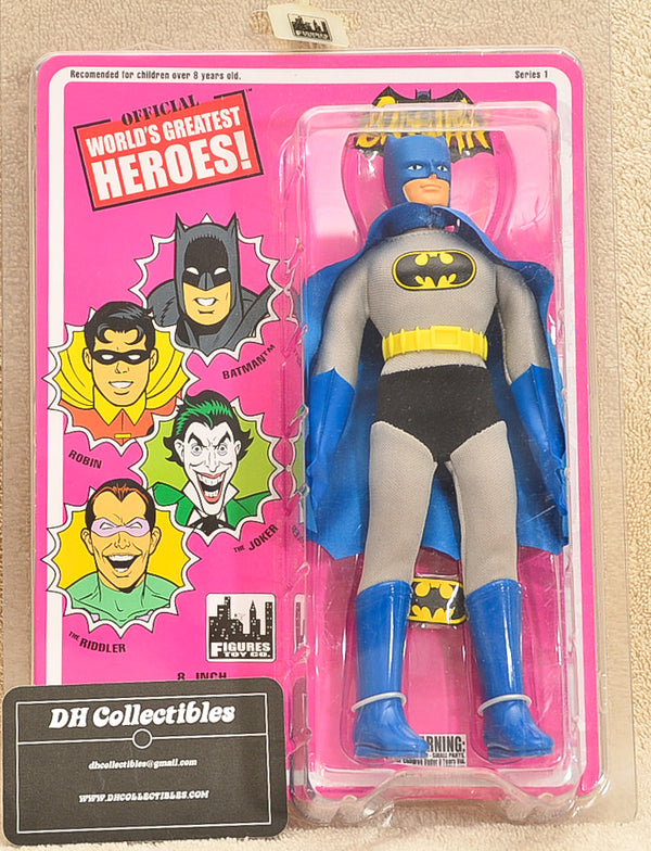 Figures Toy Co - Batman Classic TV Series  - Series 1 Batman Action Figure 8" Mego Retro