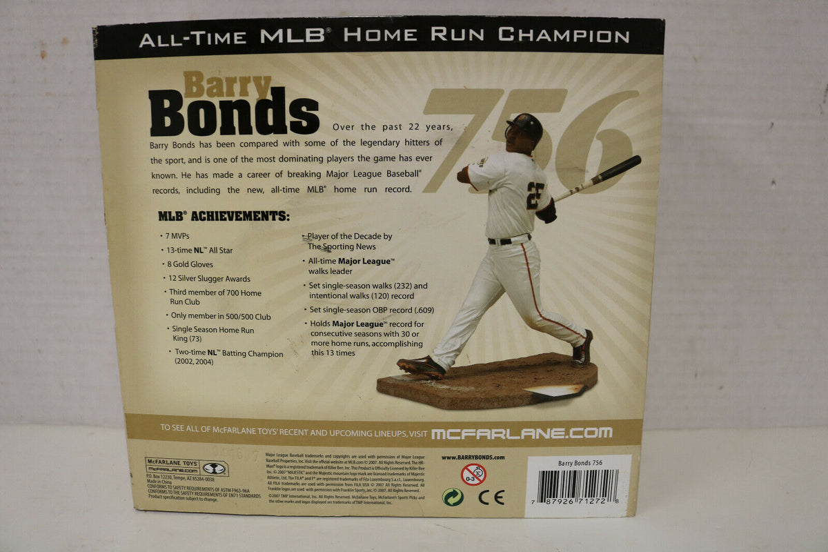 2007 McFarlane MLB Collector's Edition Barry Bonds 756 Home Run