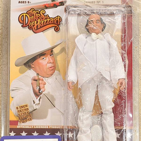 Figures Toy Co - Dukes of Hazzard Series 1- Boss Hogg - Action Figure 8" Mego Retro