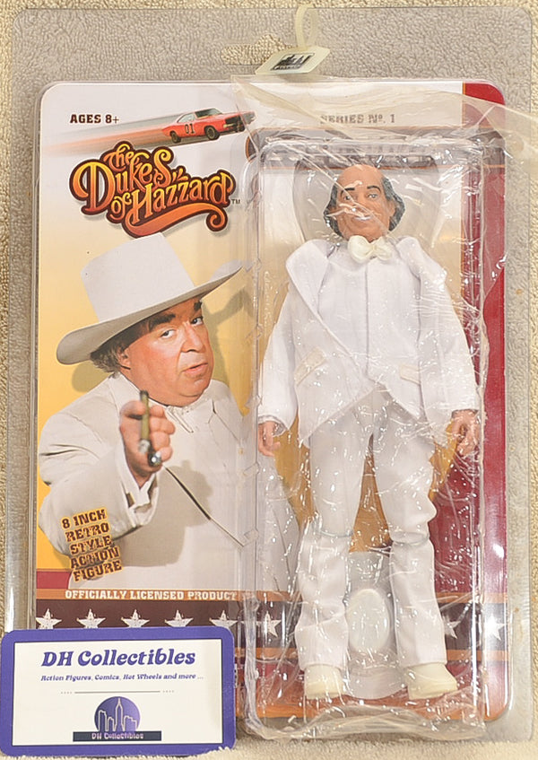 Figures Toy Co - Dukes of Hazzard Series 1- Boss Hogg - Action Figure 8" Mego Retro