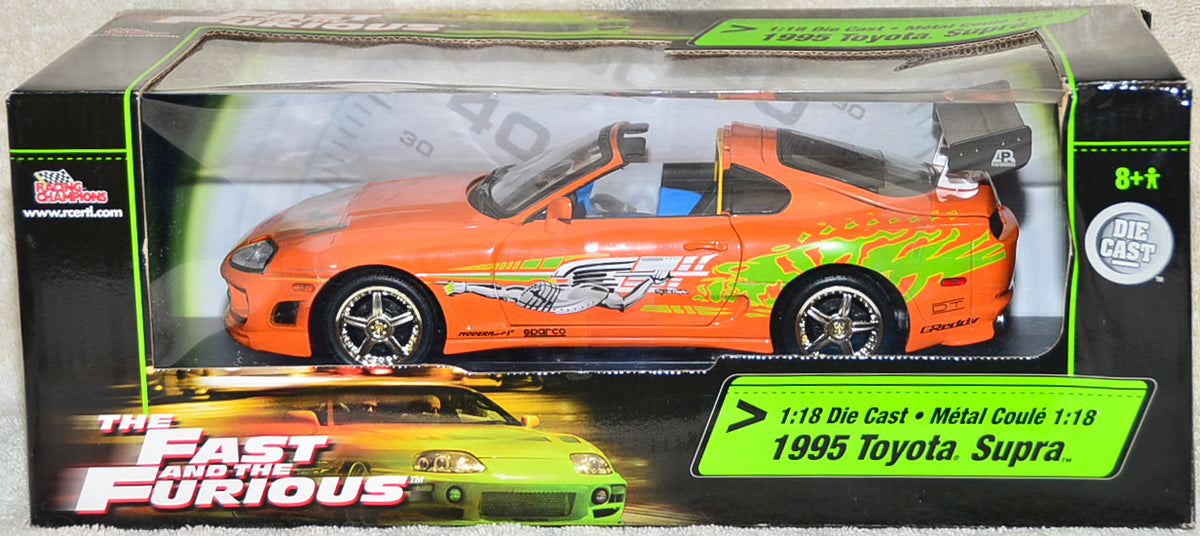 Ertl Racing Champions Fast And The Furious 1995 Toyota Supra (1:18)