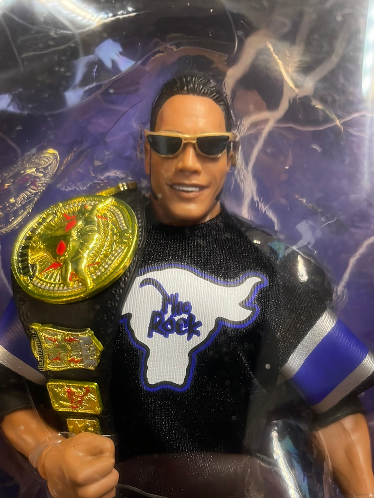 WWE The Rock 2011 Mattel Wrestling Action Figure Raised Eyebrow