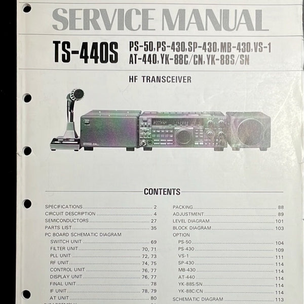 Kenwood TS-440S/AT Service Manual